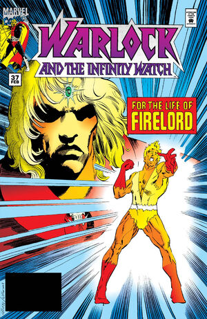 Cover WARLOCK AND THE INFINITY WATCH #37.